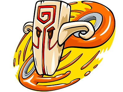 Jugger Spinner doodlepark dota2 juggernaut photoshop spinner sticker vector