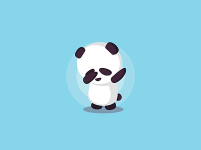 Lit Panda character cute logo mascot panda sweet