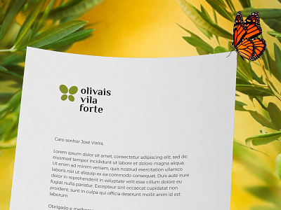 Butterfly + Olives butterfly logo logotype olives