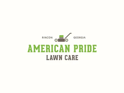 Unused Logo branding illustration lawn care logo mow mower vector