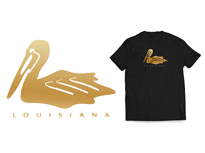 Louisiana Pelican Limited Brand branding design edition fashion graphic illustration limited photoshop