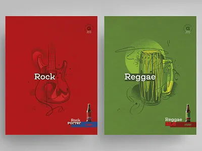 Poster for Craft beer GUSI beer box craft poster