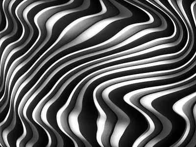 Saavy design illusion letters mosaic motion pattern trip type