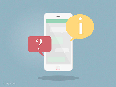 Q A answer ask communication help illustration information question smartphone solution