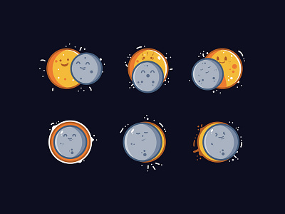 Moon And Sun cosmos moon planet space sun universe