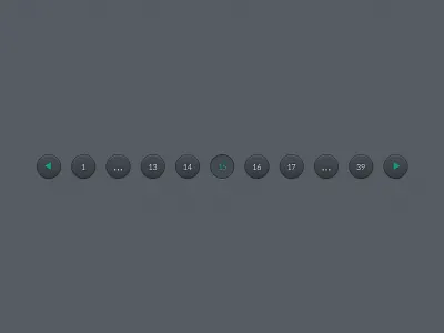 Daily UI #085 - Pagination button dailyui pagination