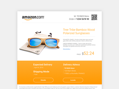 Newsletter template (Daily UI 017) mail newsletter order receipt shopping template