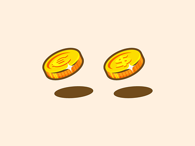 Some Money abstract clean coin colorfull design drink icon illustration illustrator vector