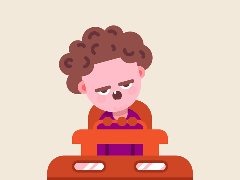 Sleepy Baby animation baby cheeto face face rig funny hair head illustration pacifier sleepy toddler