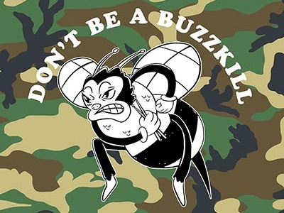 Buzz Kill apparel character design design illustration product tshirt