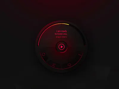 Music Player UI android clean ios love minimal music player ui unique ux visual design