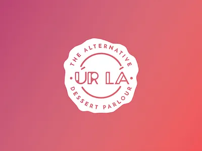 Úr Lá - Dessert Parlour brand dessert graphic design ice cream identity illustration irish logo taste