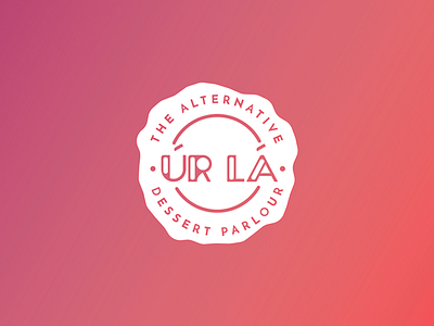 Úr Lá - Dessert Parlour brand dessert graphic design ice cream identity illustration irish logo taste