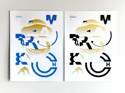 Marrakech Screenprints argentina black blue buenos aires gold los caballos marrakech poster screenprint type