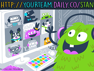 MONSTER ILLO monster startup web