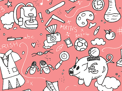 Cover Illustration Close Up cover design design doodle education illustration money sketch survey
