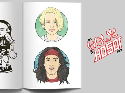 Tony Hawk & Christian Hosoi Illustrations | Artist Tribute Book christian hosoi face faces portrait skate skateboard skateboarder skateboarding skateboards skating tony hawk watercolor