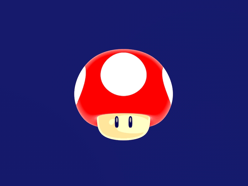 Mushroom anyone? 3d c4d lowpoly model mushroom nintendo render