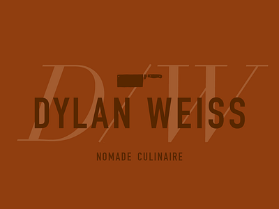 Dylan Weiss–Work in Progress brand chef cleaver cook