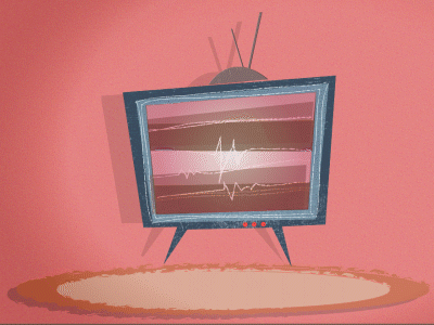 Hello Dribbble!! dribble gif hello pink tv