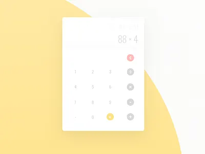 Day 004: Calculator 004 calculator dailyui doesntaddup orange