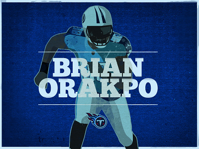 Brian Orakpo Illustration football illustration nfl sports titans