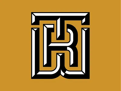 TRW branding flat letter logo mark r rw t tr trw type typeface