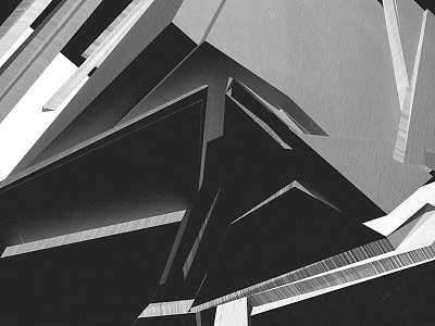 WIP: Bad Shape cinema 4d cover design displacement music photoshop