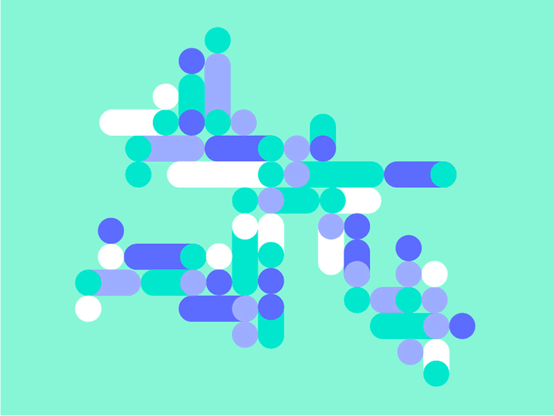Dots & dashes color study