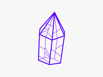 Crystal 2 crystal illustration line vibes