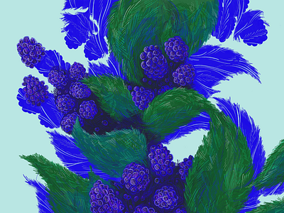 Pacific II 2017 drawing painting pnw procreate