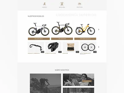 Concept Lanfing Page - Products branding graphic design ui web desing