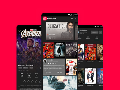 A Social Experience for Movie & TV Show Enthusiasts figma mobile mobile app movie tv show ui ui design uiux user experience ux design