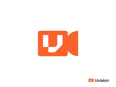 Logo design for recording studio 3d a b c d e f g h i j k l m n o p abstract logo branding branding identity camera icon creative logo design graphic design logo mark professional logo recording studio technology u letter ui uvision vision visual mark