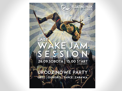 Post banner Wakeboard banner bday facebook leaflet party photoshop social media sport wakeboard