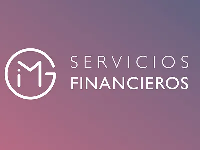 IMG Servicios Financieros business corporate identity illustrator logotype