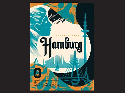 Unused Concept Herb Lester hamburg herb illustration lester map travel