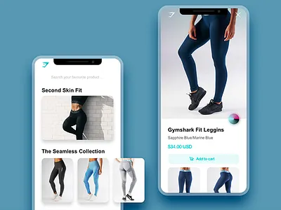 Gymwear Shop App app gym iphone x shop