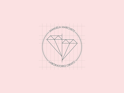 Brand Identity / Manuela Marchetti brand design diamond gold graphic identity jewelry logo