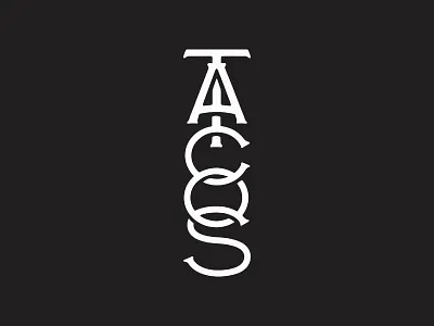 Taco kalogram! kalogram lettering rebound tacos