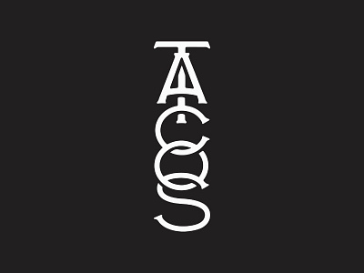 Taco kalogram! kalogram lettering rebound tacos