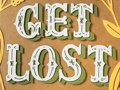 Fall Event Poster 3d cricut hand lettering lettering paper paper craft typography