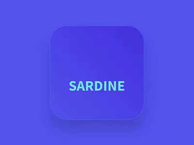Sardine Savings and Securities -- iOS App icon branding design ios app logo design responsive design ui visual design