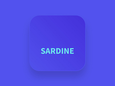 Sardine Savings and Securities -- iOS App icon branding design ios app logo design responsive design ui visual design