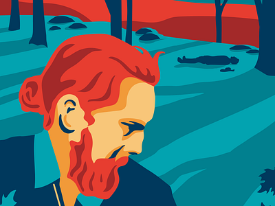 Tyler Childers Poster W.I.P. crime illustration poster scene