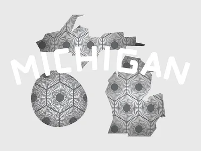 Michigan Petoskey detroit grand rapids hand lettered hand lettering michigan mitten petoskey petoskey stone