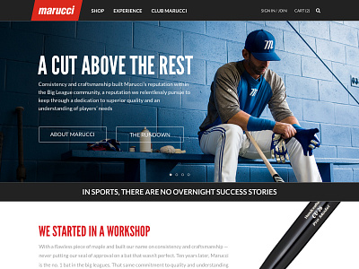 Homepage athlete dark ecommerce homepage sports