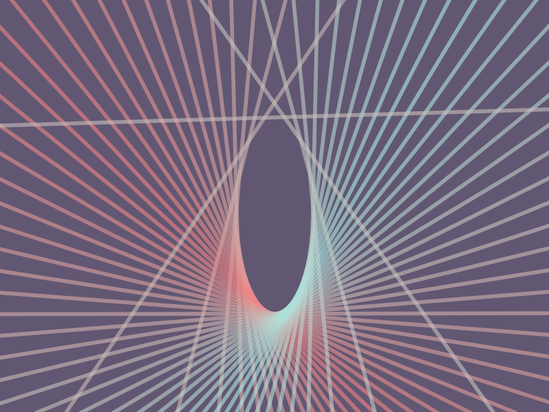 Thread the Needle abstract animation creative coding geometric art geometric design geometry gif lines mathart mathematica minimal motion graphic