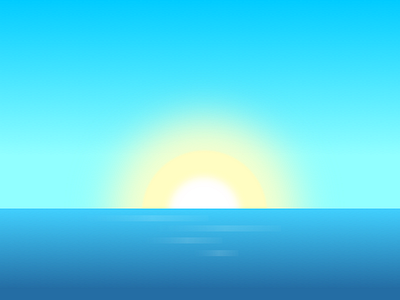 Rise and shine illustration morning colors sea sketch sketchapp sunrise vector
