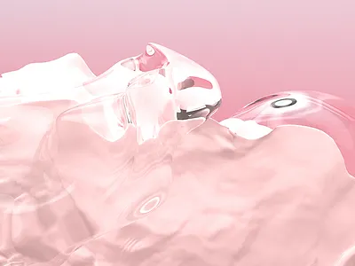 Pink rock | 3D 3d abstract artwork c4d colors design designer gradient inspiration render